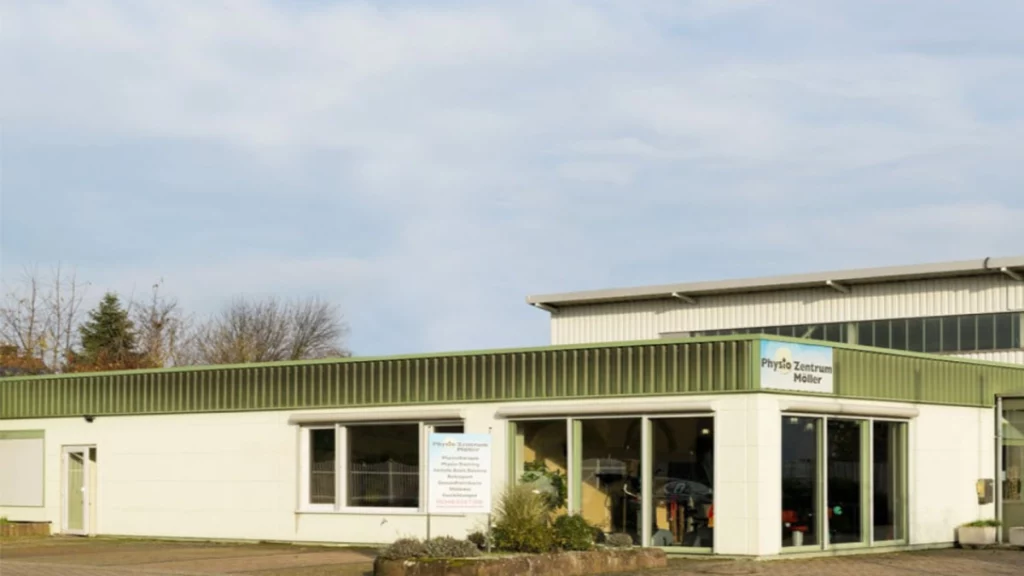 Außenansicht der Therapiepraxis Freckenfeld des Therapiezentrums Möller