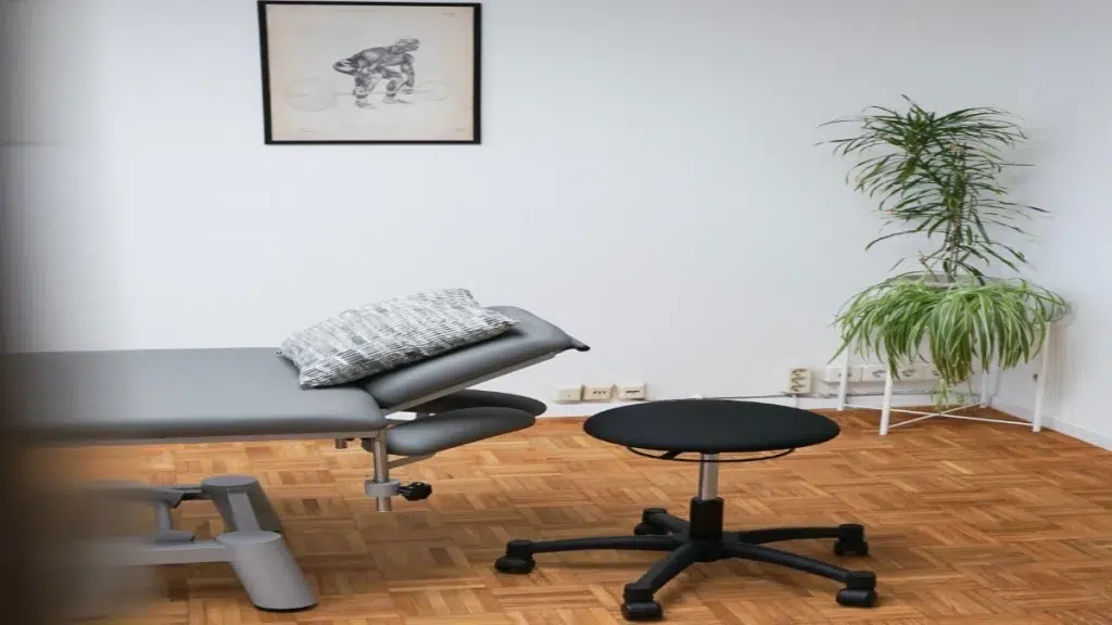 Behandlungsraum der Physiotherapiepraxis Rülzheim